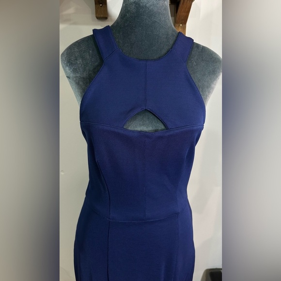 NWT Burberry London Lapis Blue Form Fitting Bandage Dress 6 - Picture 5 of 16